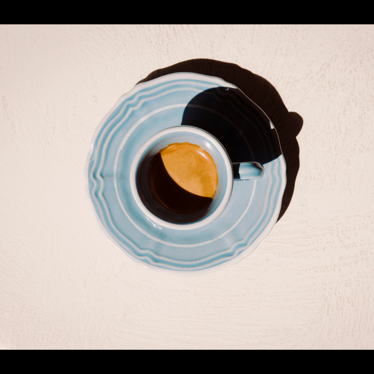 Vacanza Espresso Cup and Saucer, Blue