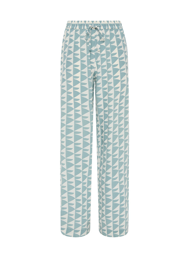 Drawstring Silk Pant